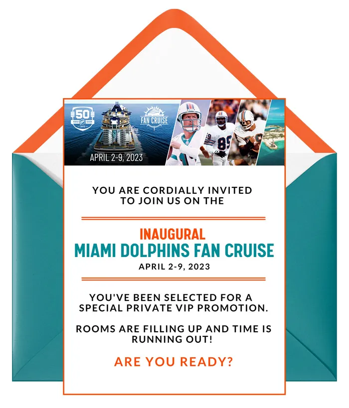 Miami Dolphins project image 8 - 50th Anniversary 'Perfect Season' marketing & landing pages.